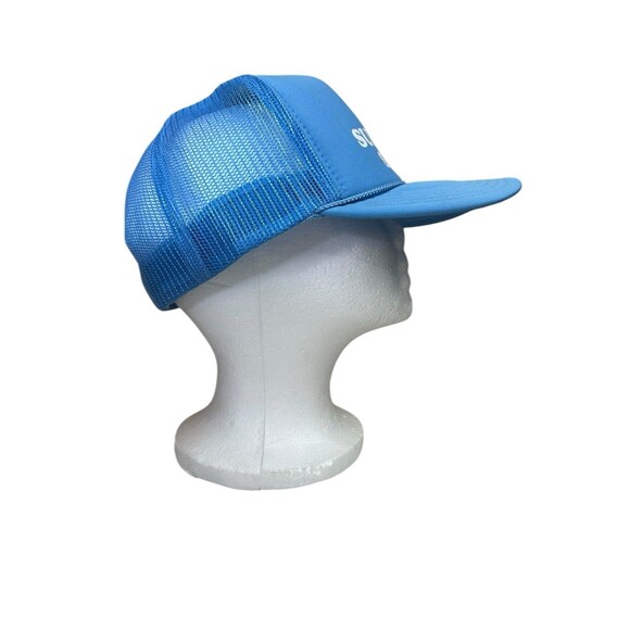 Surfers Suck Otto Foam Rope Trucker Snapback Hat cap Adult OSFM Light Blue New - Picture 3 of 6